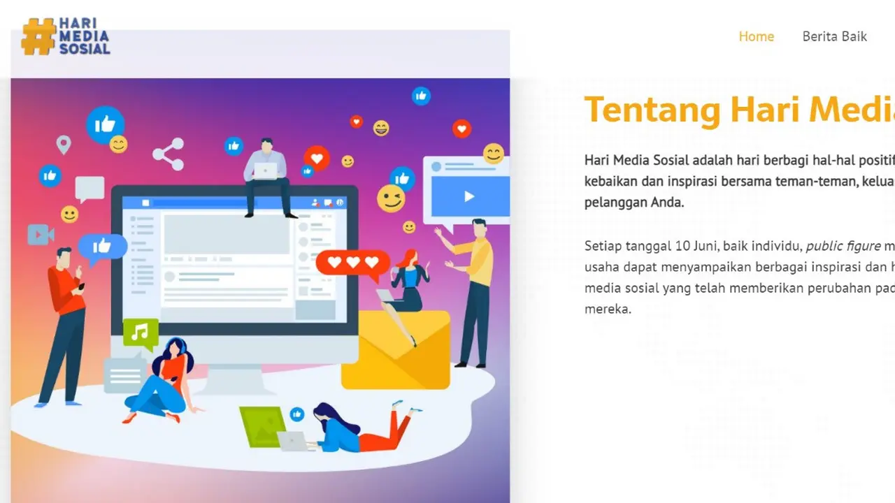 Tahukah kamu tepat pada hari ini, Senin (10/6/2024) diperingati sebagai Hari Media Sosial? Ya, setiap tahunnya pada 10 Juni diperingati Hari Media Sosial Indonesia.