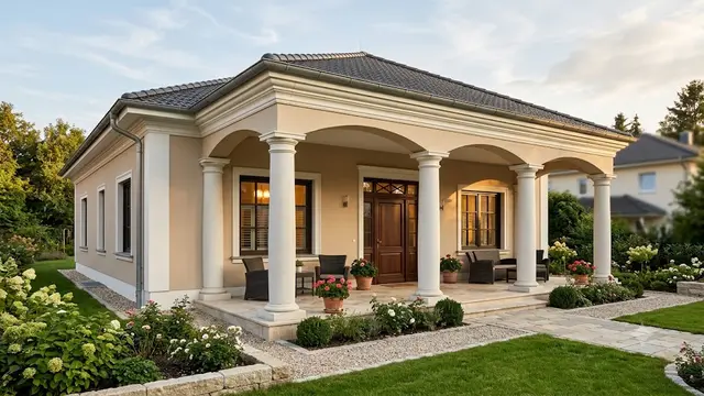 Desain Pilar Depan Rumah Klasik