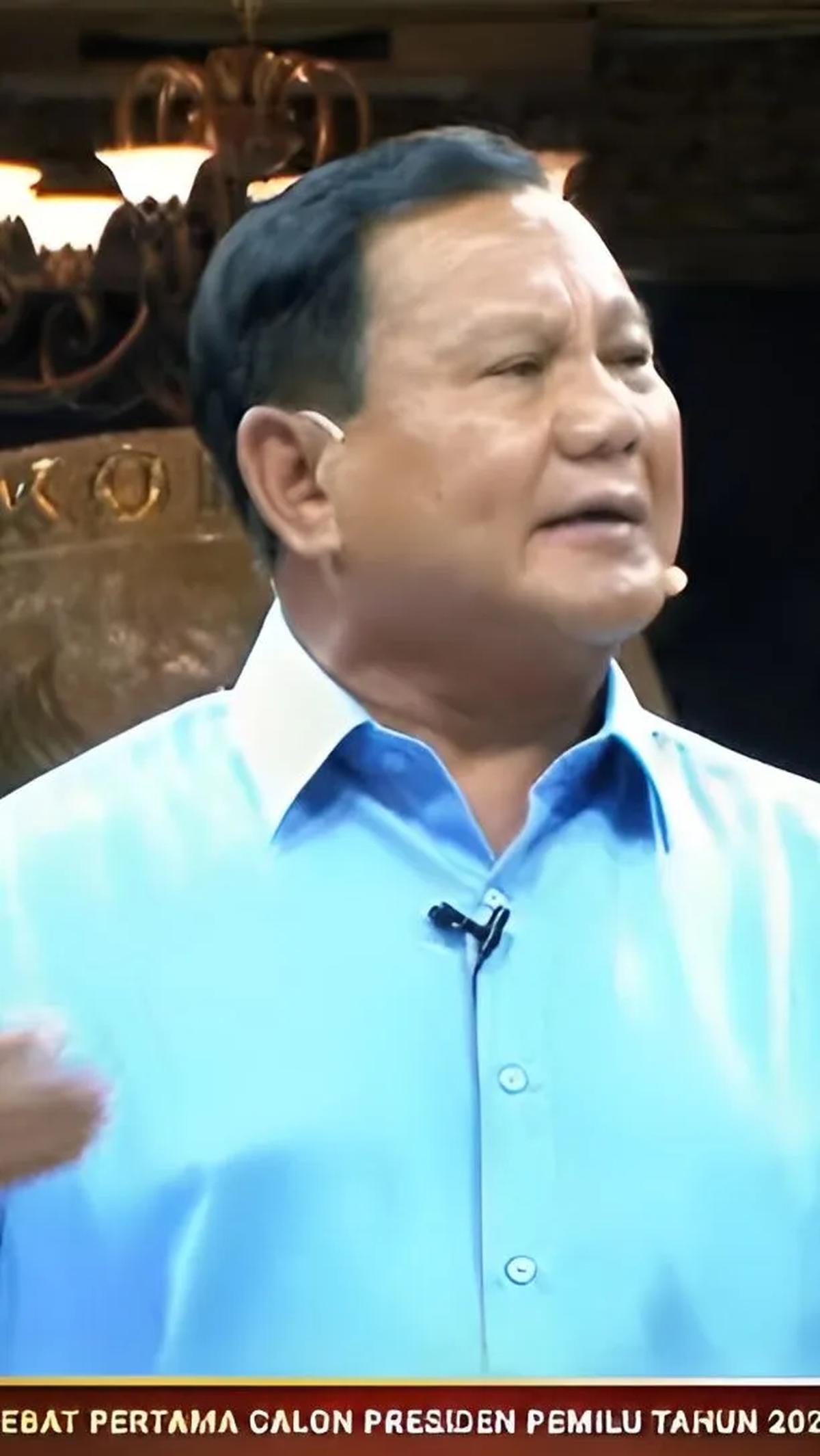 "Dan saya tidak takut tidak punya jabatan Mas Anies. Sorry ya, sorry ye," tambah Prabowo. <br>