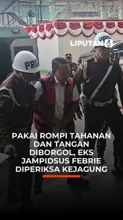 Pakai Rompi Tahanan dan Tangan Diborgol, Eks Jampidsus Febrie Diperiksa Kejagung