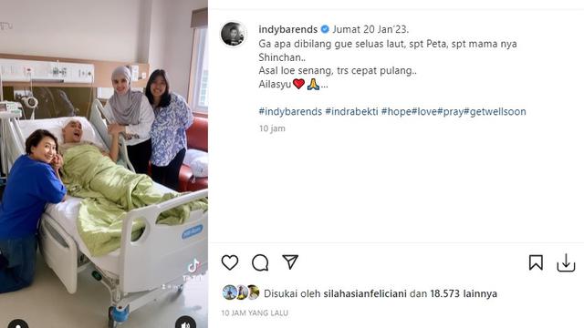 Indy Barends - Indra Bekti (Foto: Instagram/@indybarends)