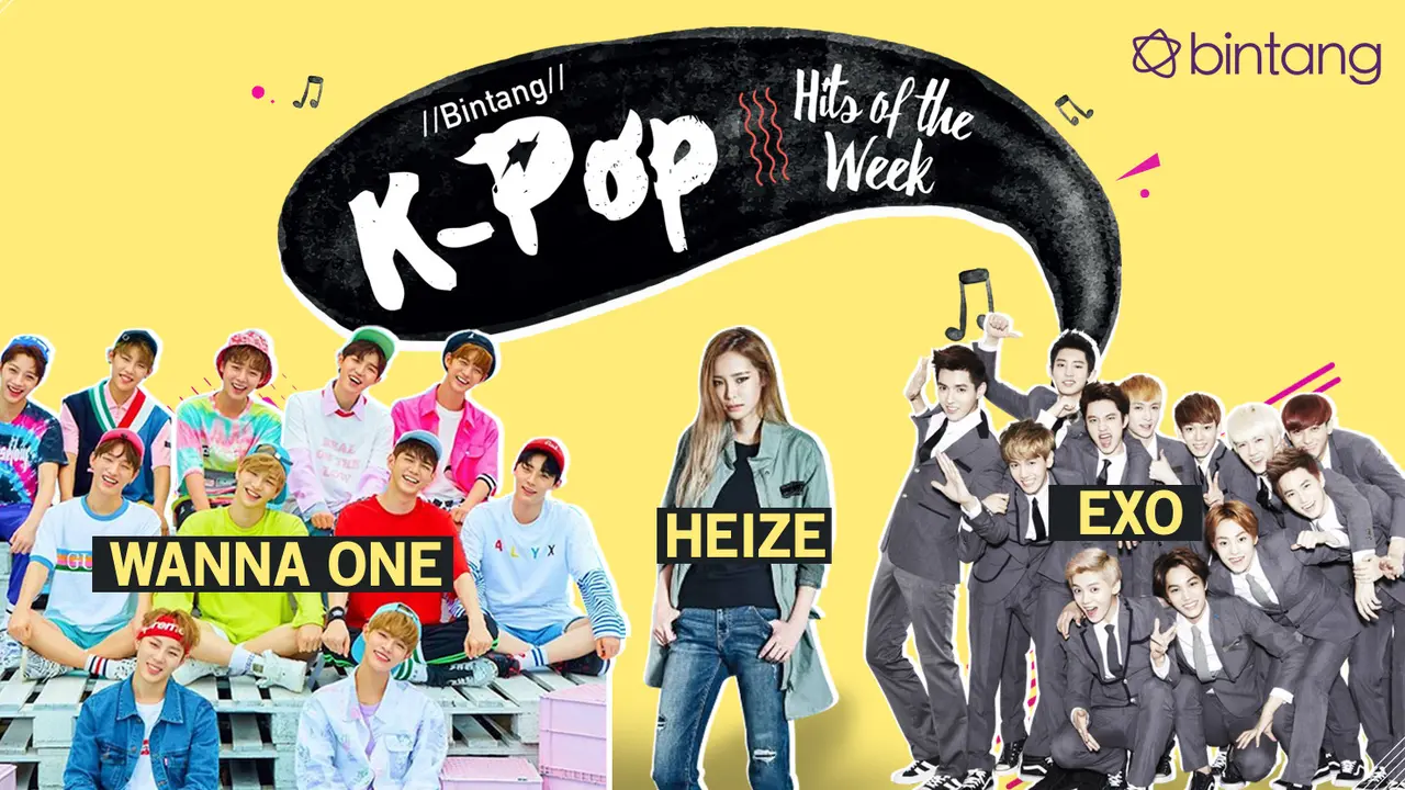 [Bintang] Bintang K-Pop Hits of the Week: EXO, Wanna One, Heize