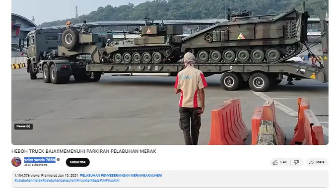 <p>Cek Fakta Liputan6.com menelusuri klaim video kendaraan perang dikirim ke daerah Pulau Rempang.</p>