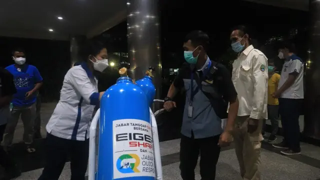 Bantu Tangani COVID-19, Jabar Quick Response Kirim Tabung Oksigen ke Rumah Sakit Immanuel