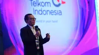 Direktur Digital Business Telkom Muhamad Fajrin Rasyid pada gelaran BATIC 2023 hari kedua di The Westin Resort Nusa Dua Bali, Kamis (7/9).