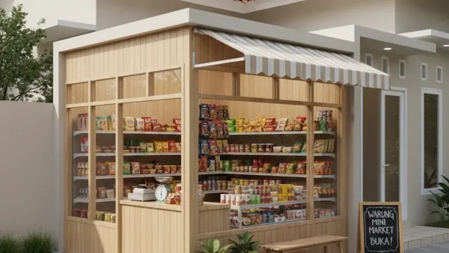 Ilustrasi Warung Sembako/Gemini AI