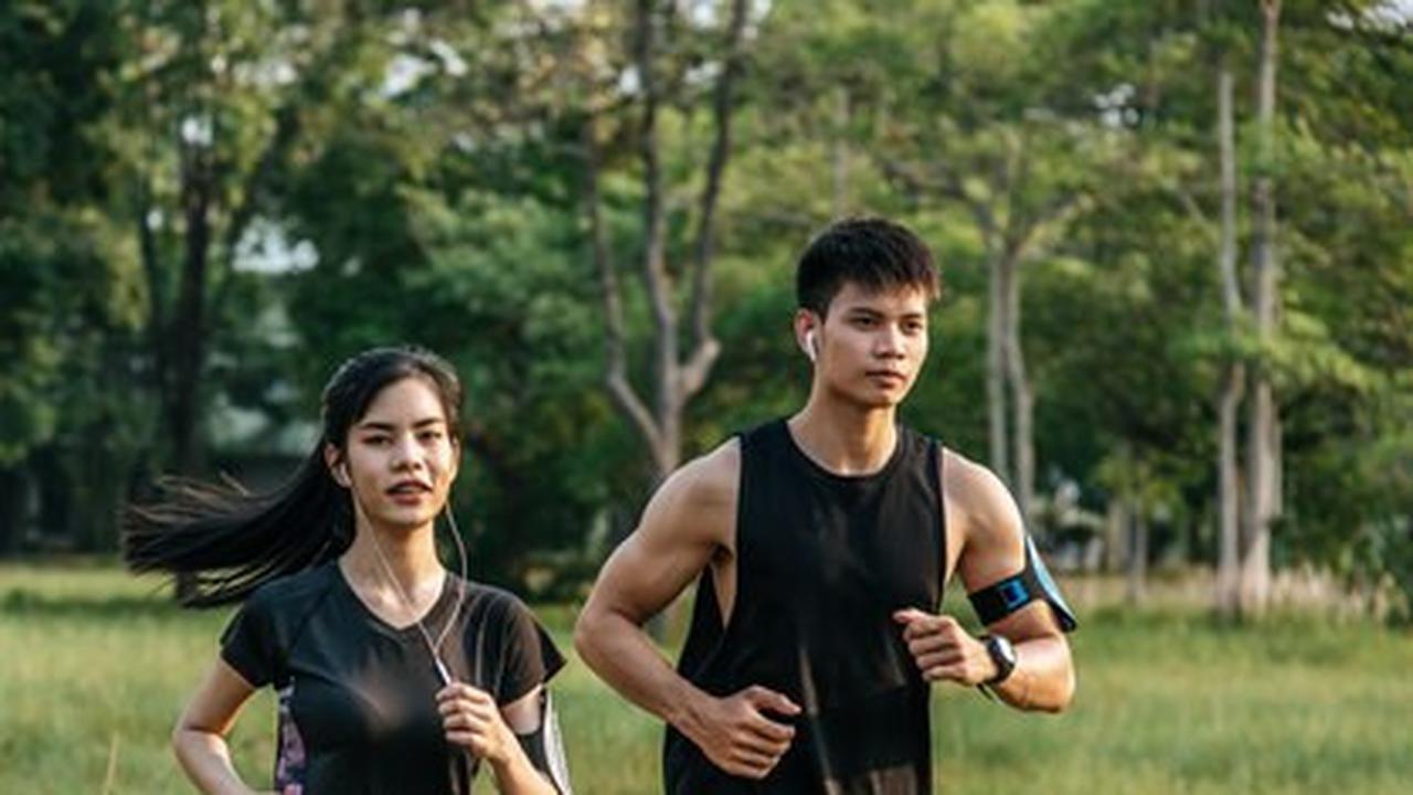 Ilustrasi olahraga lari, jogging
