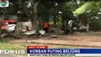 Kesulitan ekonomi membuat Rukati yang sebatang kara tak mampu membangun rumahnya yang roboh tersapu angin puting beliung.