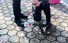 Polwan Naik Pangkat Bareng Suami, Sampai Mandi Kembang di Tempat Pelantikan