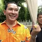 Ketua Umum Partai Berkarya Tommy Soeharto mencoblos Pemilu 2019. (LIputan6.com/ Ratu Annisaa)