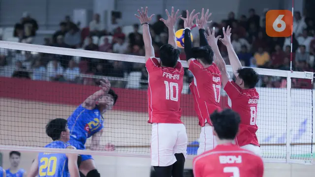 Foto: Timnas Voli Putra Indonesia Susah Payah Jinakkan Filipina pada Leg Kedua SEA V League 2025