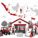 Infografis 10 Provinsi dengan Koperasi Merah Putih Terbanyak