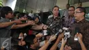Rizal Affandi Lukman memberikan keterangan pers usai melakukan pertemuan dengan KPK, Jakarta, Selasa (29/3/2016). Kemenko Bidang Ekonomi RI meminta KPK untuk terlibat aktif dalam isu-isu anti korupsi yang dibahas dalam G 20. (Liputan6.com/Helmi Afandi)