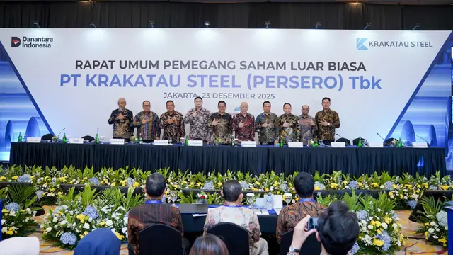 Rapat Umum Pemegang Saham Luar Biasa (RUPSLB) Tahun 2025  PT Krakatau Steel (Persero) Tbk (KRAS). Dok KS
