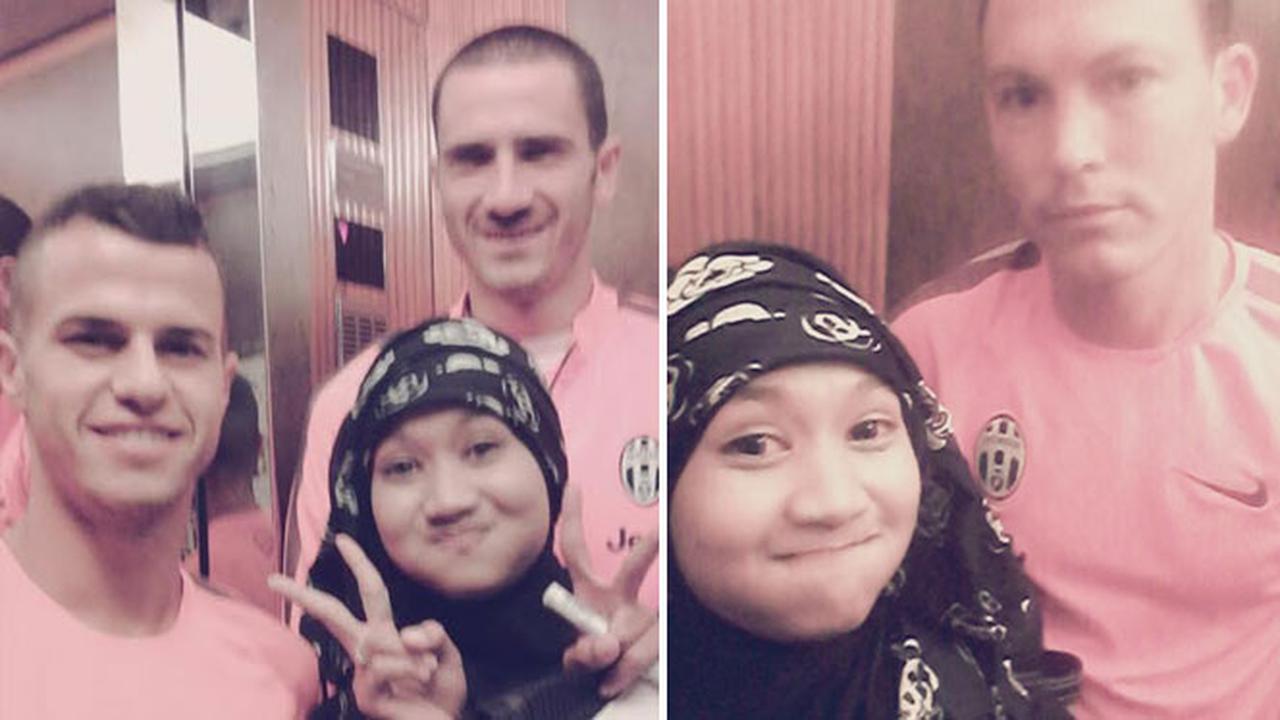 Foto Selfie Fans Juventus