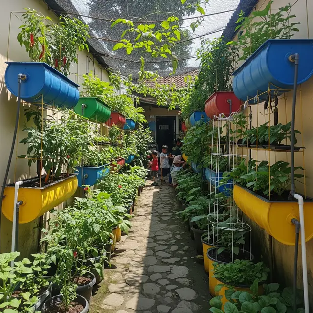 9 Desain Kebun Sayur di Gang Sempit, Lahan Terbatas Jadi Produktif