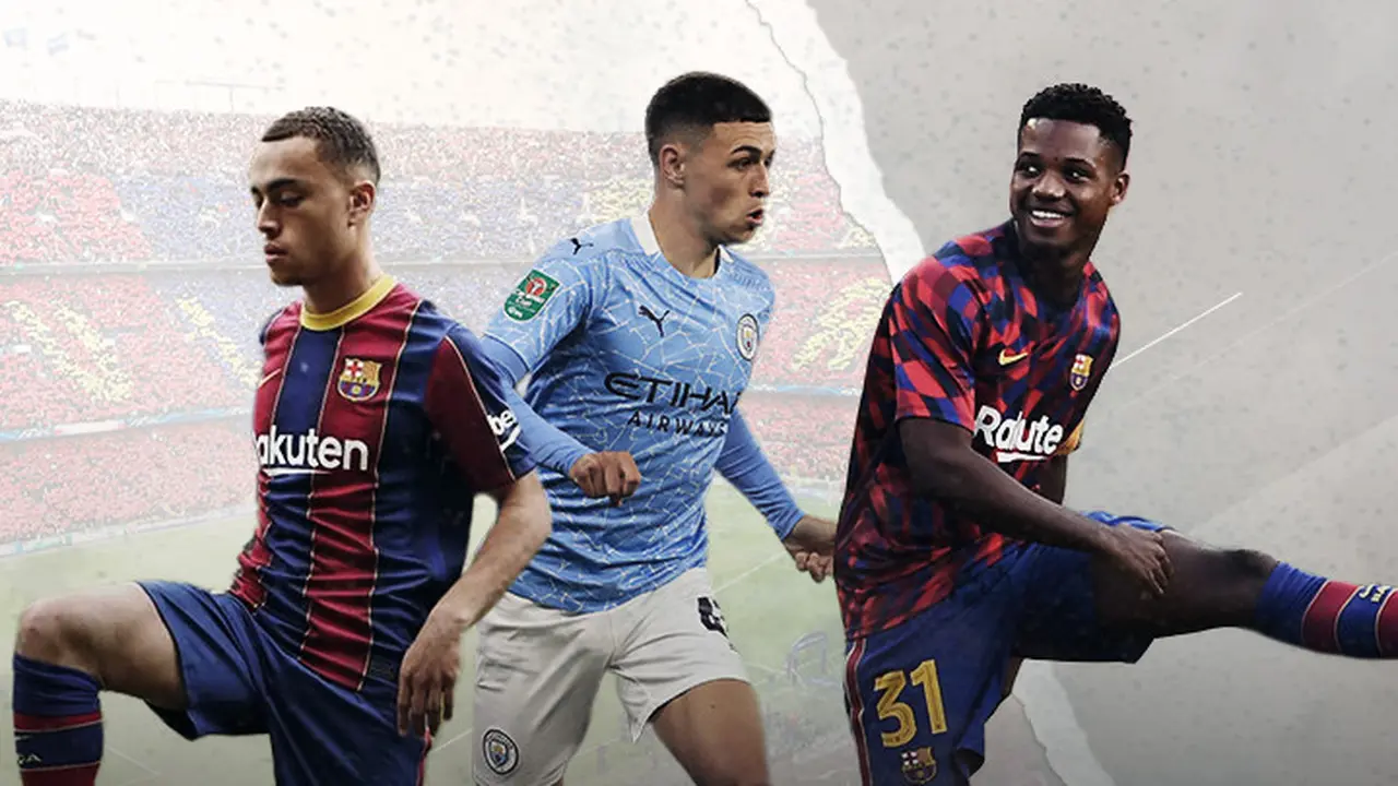 Sergino Dest, Phil Foden dan Ansu Fati