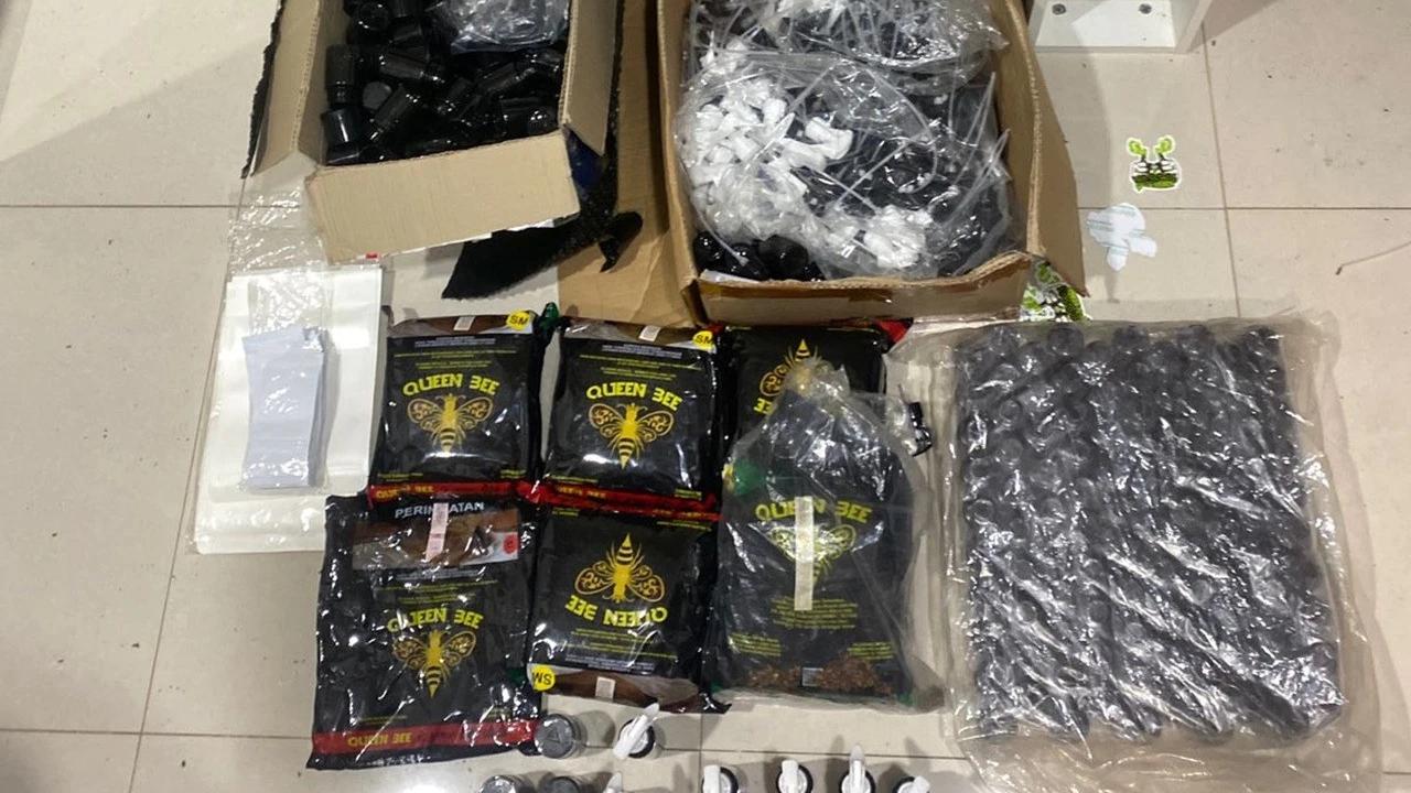 Barang Bukti Laboratorium Narkotika di Jakpus