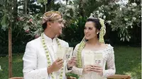 Raisa - Hamish Daud, resmi menikah | foto: instagram thebridestory