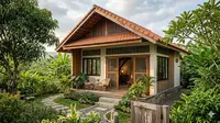 8 Gambar Desain Rumah 6x9 dengan Konsep Tropis yang Sejuk dan Hemat Lahan