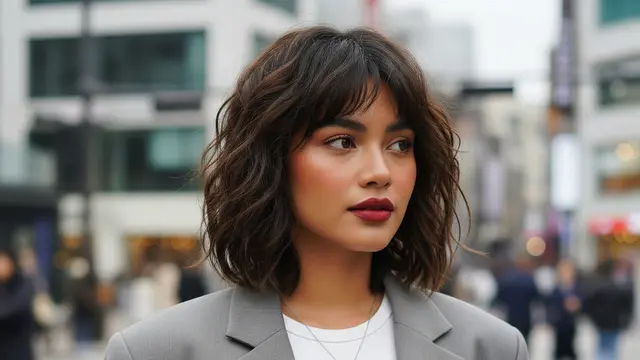Model Rambut Pendek Wavy ala Korea Tren 2026