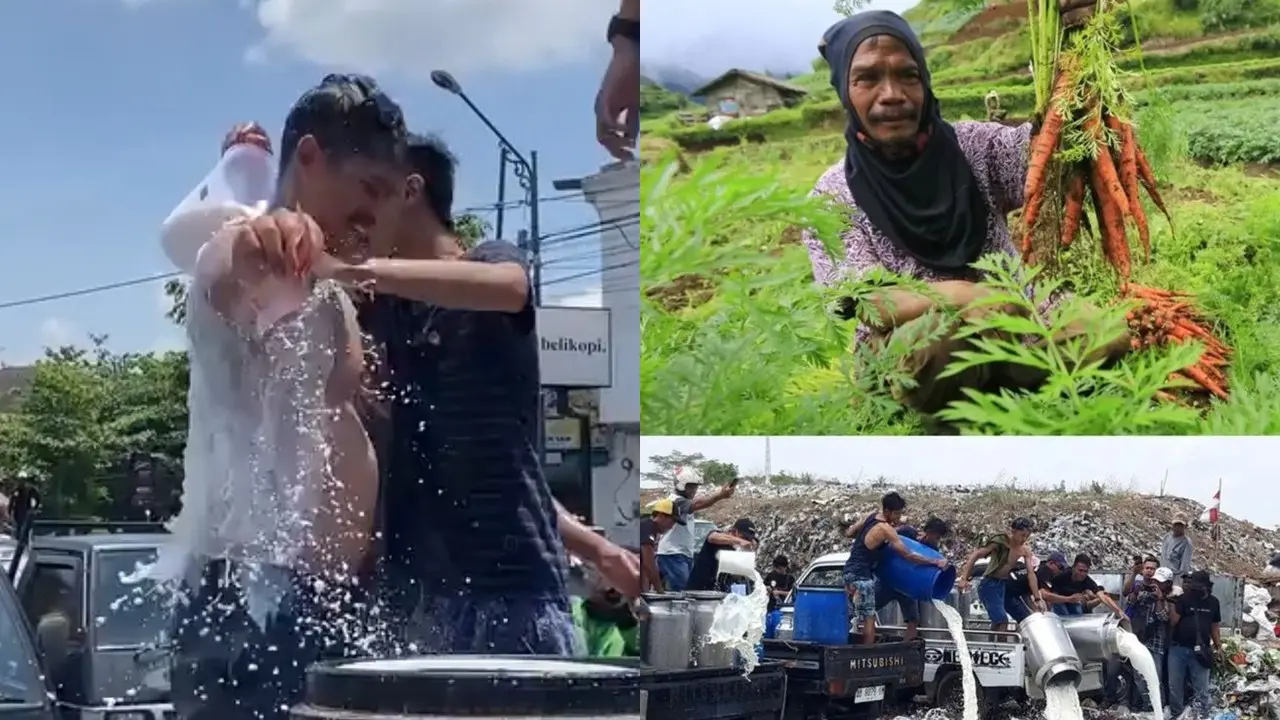 Masjid Nurul Ashri Soroti Petani Susu dan Sayur Merugi