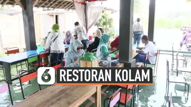 Sebuah restoran di Yogyakarta menarik perhatian karena konsep uniknya. Pengunjung bisa menikmati makanan sambil merendam kakinya di kolam ikan kecil.