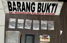 Polresta Kendari Bekuk Nelayan Bawa Sabu di Konawe, Enam Paket Narkotika Disita
