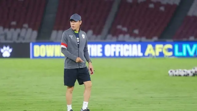 Pelatih Timnas Indonesia, Shin Tae-yong. (c) Bola.net/M Iqbal Ichsan