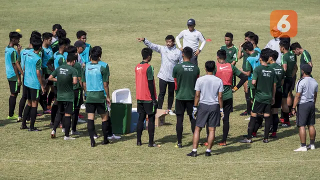 Latihan Timnas Indonesia U-19