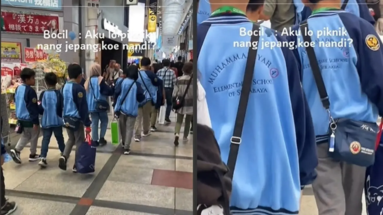 Viral Siswa SD Muhammadiyah 4 Surabaya Lakukan Study tour ke Jepang, Curi Perhatian