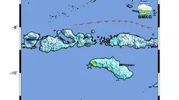 Gempa Magnitudo 6,1 Guncang Sumba Barat Daya NTT