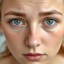 Kantung mata muncul akibat usia, kurang istirahat, atau faktor genetik. Cegah dengan tidur berkualitas, skincare malam, dan perawatan klinis untuk menjaga kulit tetap sehat dan bercahaya. (Ilustrasi by AI)