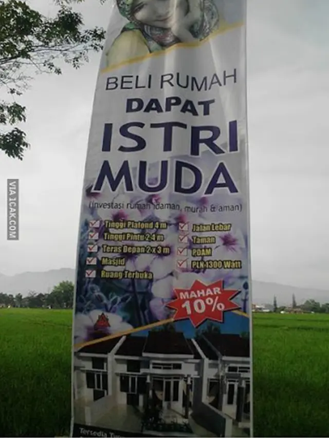 6 Spanduk Khusus Untuk Jomblo Ini Bikin Elus Dada
