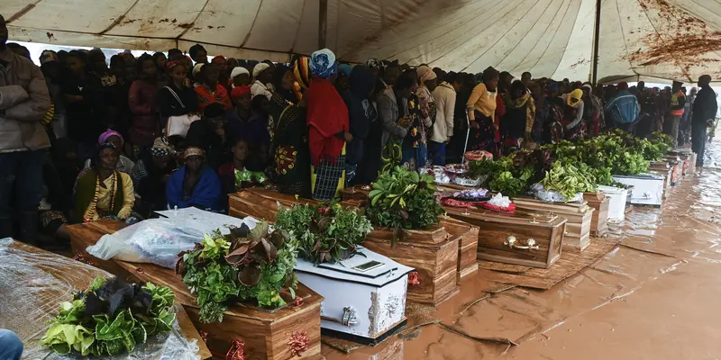 Suasana Haru Pemakaman Korban Tewas Topan Freddy di Malawi