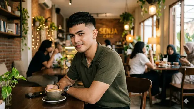 Model Rambut Pria Pendek Burst Fade