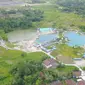 Ada tiga danau di area Telaga Cisoka dengan warna dan kedalaman yang berbeda. Kedalaman danau berkisar antara 15-20 meter. (Liputan6.com/ Andi Jatmiko)