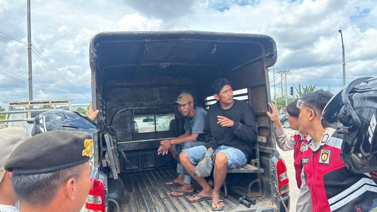 Polda Sumsel Tertibkan Premanisme di Tol Kramasan, Lima Pelaku Diamankan