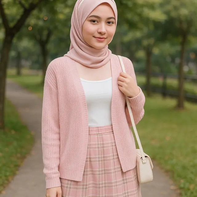 7 Model Cardigan Rajut Warna Pink yang Cocok untuk Wanita yang Ingin Tampil Aesthetic, Manis dan Stylish Sepanjang Hari
