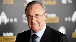 Florentino Perez - Tak perlu dipungkiri presiden Real Madrid ini merupakan orang yang tak puas dengan kinerja UEFA. Sosok yang paling bersemangat atas terbentuknya Liga super Eropa ini pun akhirnya didapuk sebagai presidennya. (AFP/Frank Fife)