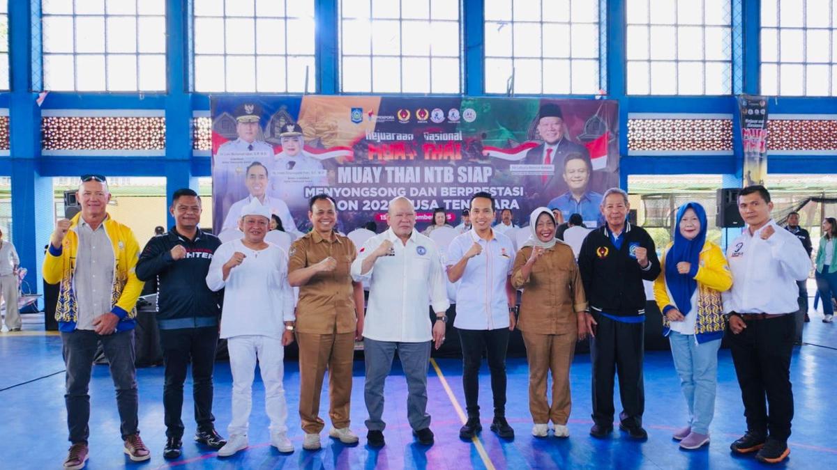 Gelar Kejurnas Muaythai 2025 di NTB, La Nyalla Ingin Harumkan Nama Indonesia di Ajang Internasional