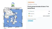 Gempa Hari Ini Kamis 7 Mei 2026 di Indonesia: Getarkan Wilayah Muna, Sulawesi Tenggara