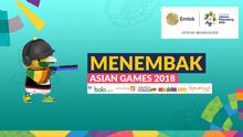 Menembak Asian Games 2018 (Bola.com/Adreanus Titus)