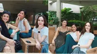 Potret Titi Radjo nongkrong bareng Cathy Sharon dan Mariana Renata. (sumber: Instagram/titiradjopadmaja)