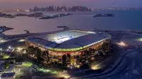 Stadion 974 di Doha, Qatar, dibangun menggunakan bahan yang bisa didaur ulang (Photo: AFP)