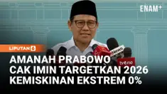 Menteri Koordinator Bidang Pemberdayaan Masyarakat (Menko PM) Muhaimin Iskandar menegaskan Presiden Prabowo Subianto ingin menekan angka kemiskinan ekstrem hingga nol persen per akhir 2026.