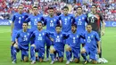 Timnas Italia dua kali mengalami kegagalan setelah meraih trofi jPiala Dunia yakni juara pada 1938 dan gagal pada 1950 (gagal), juara pada 2006 dan gagal tahun 2010. (AFP/Damien Meyer)