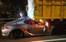Kronologi Sopir Porsche Tabrak Truk dari Belakang hingga Tersangkut & Terseret 150 Meter