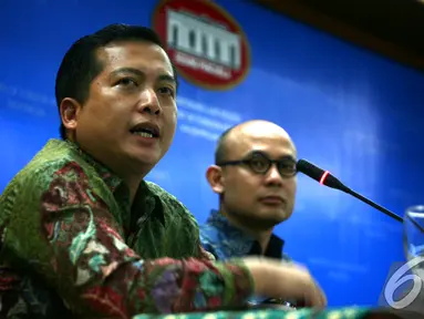 Kementerian Luar Negeri menggelar konferensi pers terkait isu bilateral, Jakarta, Kamis (18/12/2014). (Liputan6.com/Faizal Fanani)