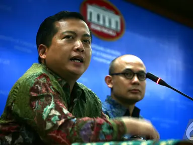Kementerian Luar Negeri menggelar konferensi pers terkait isu bilateral, Jakarta, Kamis (18/12/2014). (Liputan6.com/Faizal Fanani)